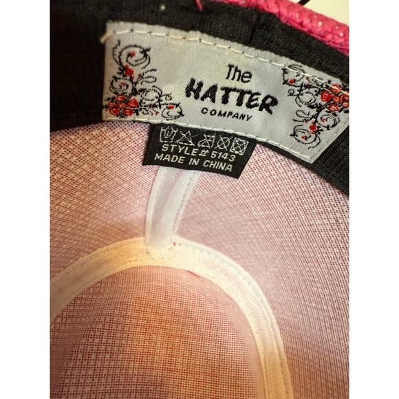 The Hatter Co OS Tweed Classic Cuban Style Fedora Pink Hat Beach Travel Retro - Picture 4 of 6